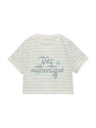 MANGO KIDS Paita 'TRES'  laivastonsininen / vaaleanvihreä / offwhite