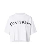Calvin Klein Oversized paita  musta / valkoinen