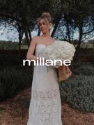 millane Pusero  lila / valkoinen