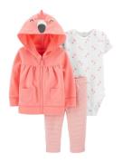 Carter's Setti  vaalea pinkki / musta / valkoinen