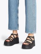 Tommy Jeans Remmisandaalit  musta