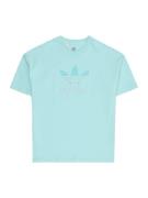 ADIDAS ORIGINALS Paita 'Trefoil'  turkoosi / vaaleansininen / valkoine...