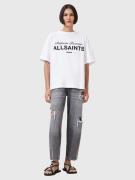 AllSaints Oversized paita 'AVRI'  musta / valkoinen