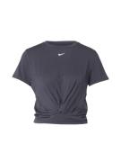 NIKE Toiminnallinen paita 'ONE CLSC'  musta / valkoinen