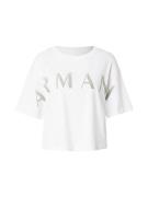 ARMANI EXCHANGE Paita  vaaleanvihreä / valkoinen