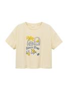 MANGO KIDS Paita 'PARADISE'  sininen / keltainen / pastellinkeltainen