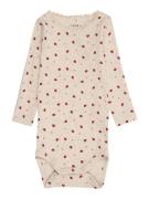 NAME IT Potkuhousut/body 'NBFDAB'  beige / punainen / musta