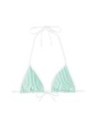 Tommy Hilfiger Underwear Bikinitoppi  smaragdi / valkoinen