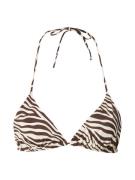 EDITED Bikinitoppi 'Zyndi'  beige / ruskea