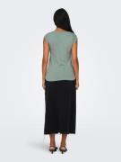 ONLY Paita 'Bone'  tummanruskea / jade / vaalea pinkki / offwhite
