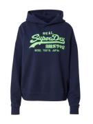 Superdry Collegepaita  laivastonsininen / limetti