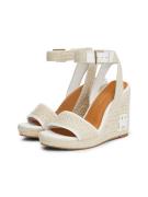 TOMMY HILFIGER Sandaalit  ecru / valkoinen