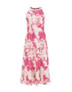 WE Fashion Mekko  roosa / valkoinen