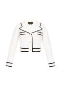 faina Neuletakki 'Fashion Look'  musta / offwhite