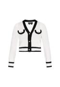 faina Neuletakki  musta / offwhite