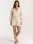 Shiwi Housut 'Mila Bohemian'  beige / villanvalkoinen
