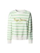 Pepe Jeans Collegepaita 'Anna'  kulta / vaaleanvihreä / offwhite