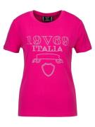 19V69 ITALIA Paita 'Bella Stones'  harmaa / vaaleanpunainen