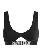Calvin Klein Swimwear Bikinitoppi  musta / valkoinen