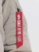 ALPHA INDUSTRIES Talvitakki 'B3'  kerma / hiekka / punainen