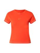 Nike Sportswear Paita  oranssinpunainen / hopea