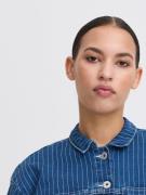 ICHI Välikausitakki 'IHCILK'  sininen denim / offwhite