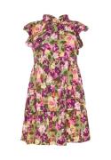 FELIPA Mekko  keltainen / khaki / lila / syreeni