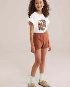 WE Fashion Housut  ruskea