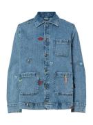 PIECES Välikausitakki 'PCJidi'  sininen denim / keltainen / roosa / pu...