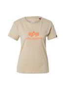 ALPHA INDUSTRIES Paita  beige / oranssi