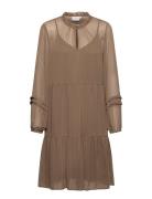 Dress In Recycled Polyester Brown Coster Copenhagen