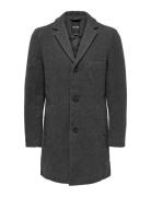 Onsjaylon Wool Coat Otw Grey ONLY & SONS