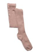 Cotton Rib Tights Pink Mp Denmark