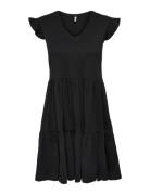 Onlmay Cap Sleev Fril Dress Jrs Noos Black ONLY