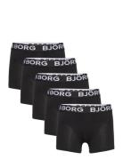 Core Boxer 5P Black Björn Borg