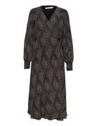 Mariettagz Wrap Dress Black Gestuz