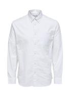 Slhregrick-Ox Shirt Ls Noos White Selected Homme