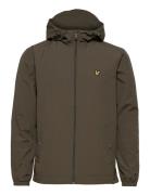 Zip Through Hooded Jacket Green Lyle & Scott