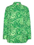 Shirt Green Barbara Kristoffersen By Rosemunde