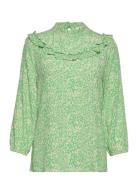 Nolene Print Top Green Modström