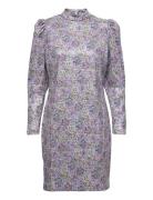 Nanou Jacquard Print Dress Blue Dante6