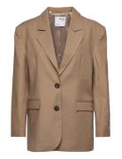 Slfzaza Ls Blazer W Brown Selected Femme