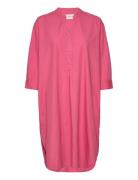 Kate Shirtdress Poplin Pink Moshi Moshi Mind