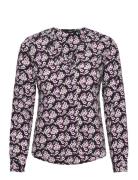 Vmfiona Ls Top Wvn Lt Patterned Vero Moda