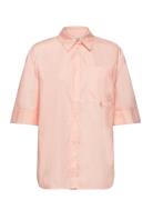 Adie Ss Shirt Pink NORR