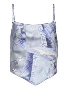 Strap Top Blue Barbara Kristoffersen By Rosemunde