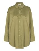 Davina Loose Shirt Khaki Notes Du Nord