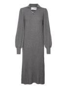 Slfselene Ls Knit Dress B Grey Selected Femme