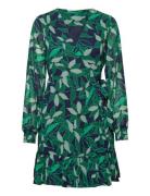 Onlstar L/S Wrap Dress Ptm Green ONLY