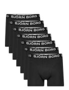 Cotton Stretch Boxer 7P Black Björn Borg